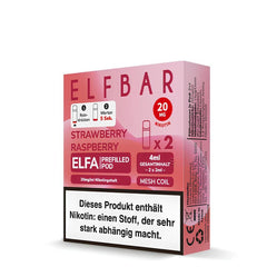 Elfbar ELFA Pods Strawberry Raspberry | 2er Pack (Erdbeere Himbeere)