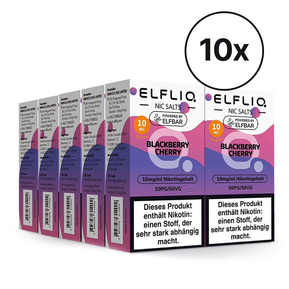 Elfbar ELFLIQ - Blackberry Cherry | Spar-Bundle