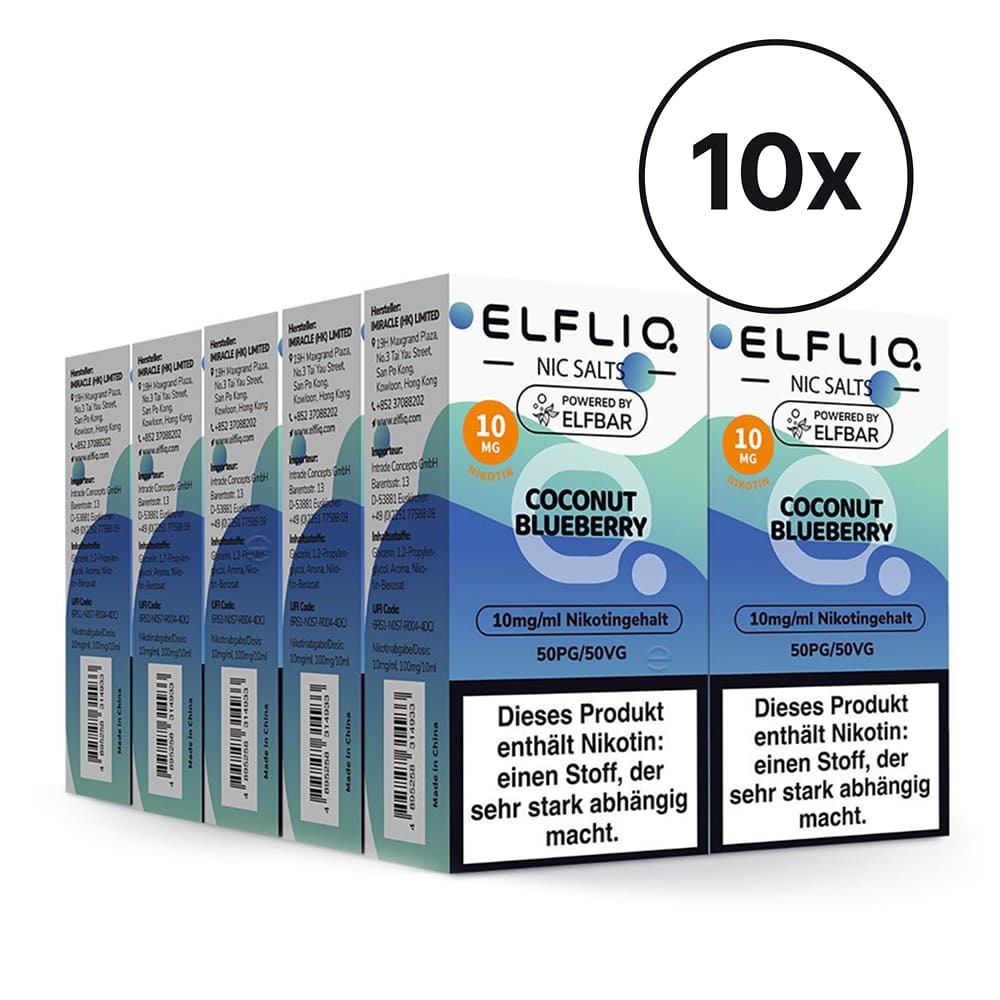 Elfbar ELFLIQ - Coconut Blueberry | Spar-Bundle