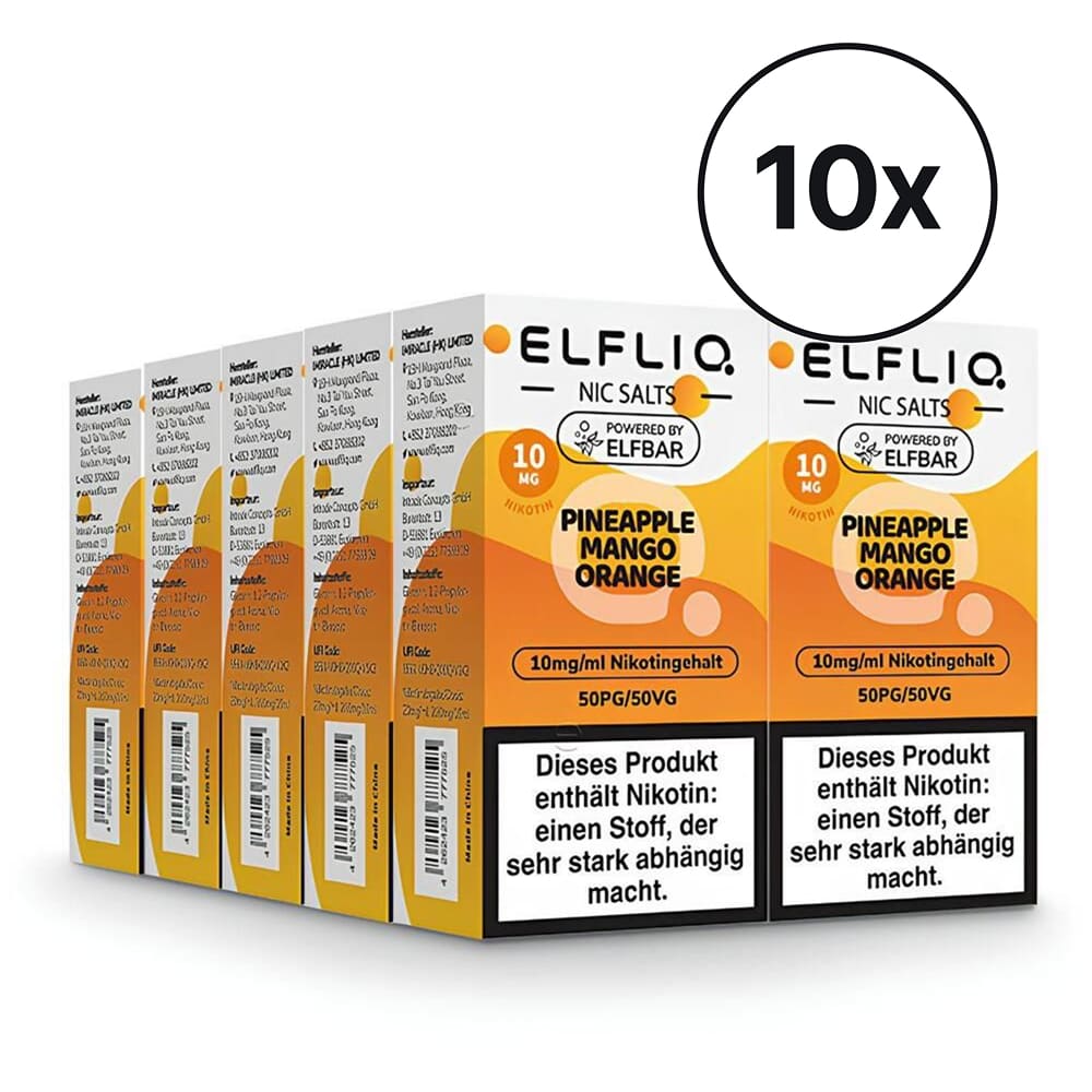 Elfbar ELFLIQ - Pineapple Mango Orange | Spar-Bundle