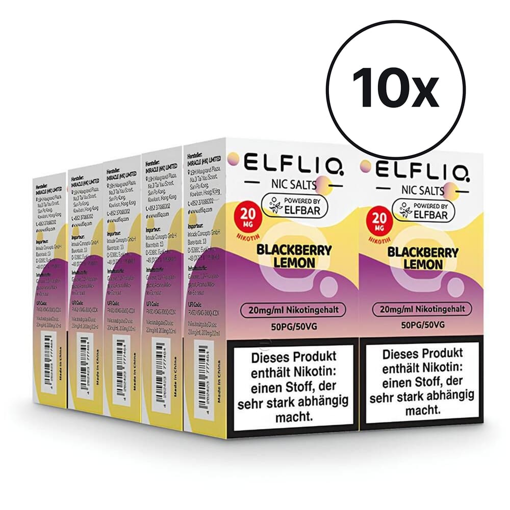 Elfbar ELFLIQ - Blackberry Lemon | Spar-Bundle