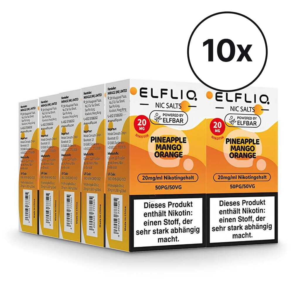 Elfbar ELFLIQ - Pineapple Mango Orange | Spar-Bundle