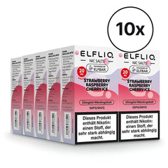 Elfbar ELFLIQ - Strawberry Raspberry Cherry Ice | Spar-Bundle