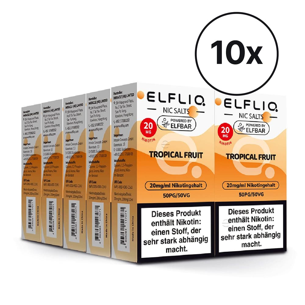 Elfbar ELFLIQ - Tropical Fruit | Spar-Bundle