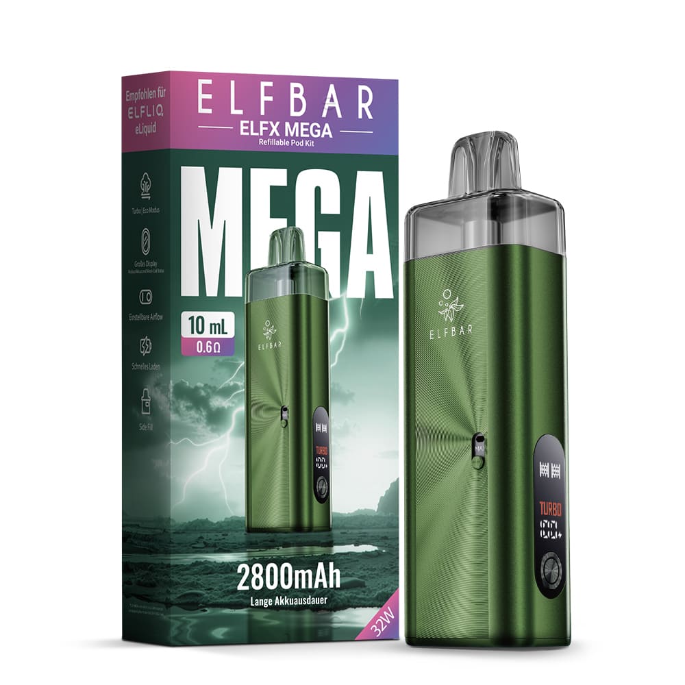 Elfbar ELFX Mega Pod Kit – Green