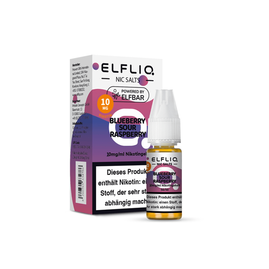ELFLIQ - Blueberry Sour Raspberry | Liquid | 10mg - Smoke & Co.