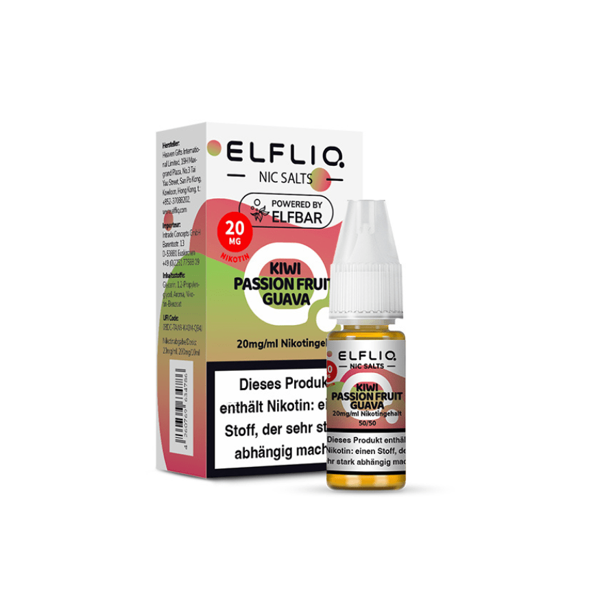 ELFLIQ - Kiwi Passionfruit Guava | Liquid | 20mg - Smoke & Co.