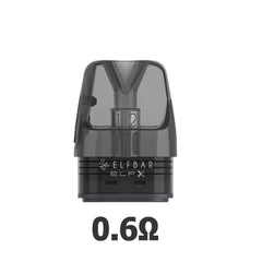 Elfbar ELFX | Refillable Pods | Leer Pods | 0.6 Ohm (3 Stück)