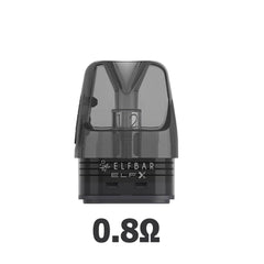 Elfbar ELFX | Refillable Pods | Leer Pods | 0.8 Ohm (3 Stück)