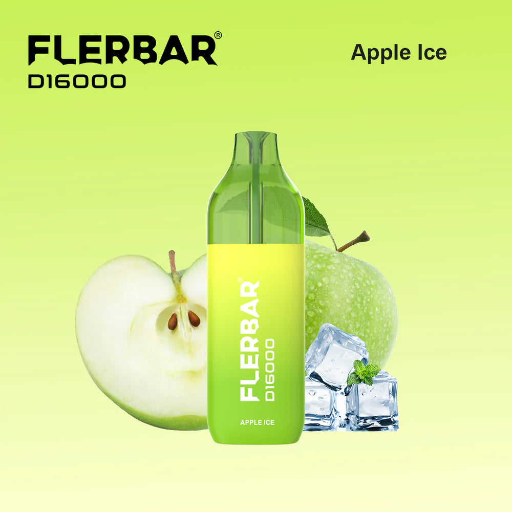 Flerbar D16000 - Apple Ice | Big Puff