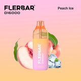 Flerbar D16000 - Peach Ice | Big Puff