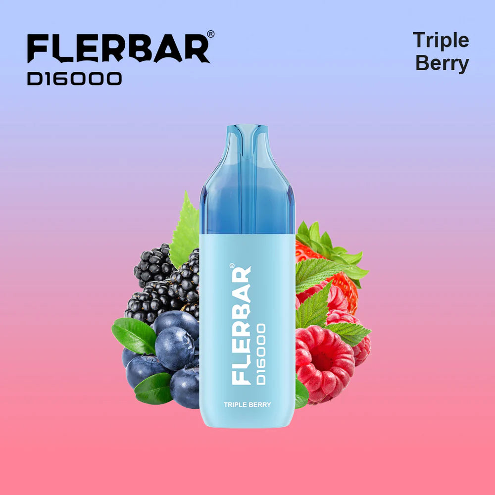 Flerbar D16000 - Triple Berry | Big Puff