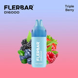 Flerbar D16000 - Triple Berry | Big Puff