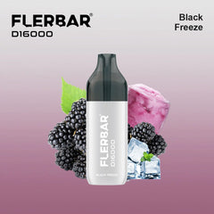Flerbar D16000 - Black Freeze | Big Puff