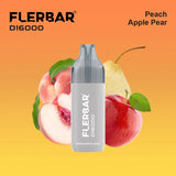 Flerbar D16000 - Peach Apple Pear | Big Puff