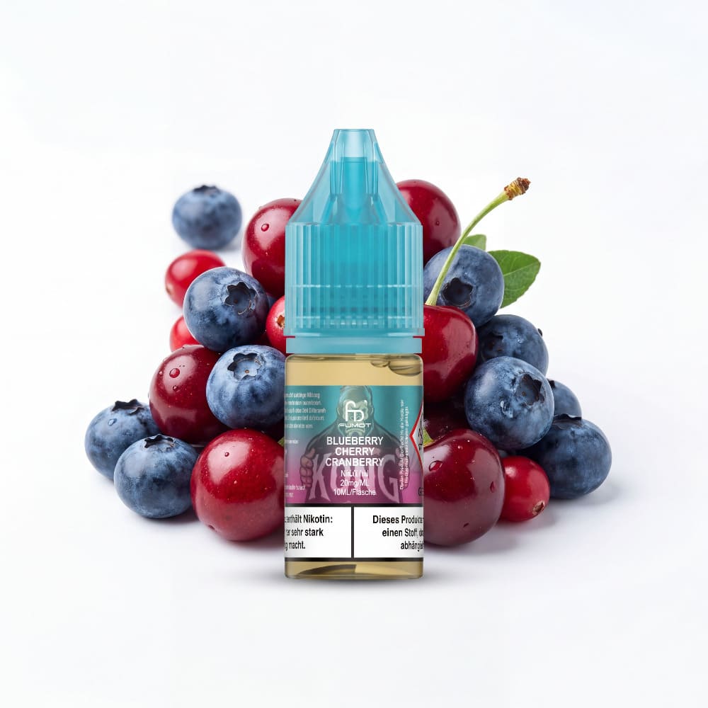 RandM Tornado Blueberry Cherry Cranberry Nikotinsalz Liquid 10ml mit Blaubeere, Kirsche und Cranberry