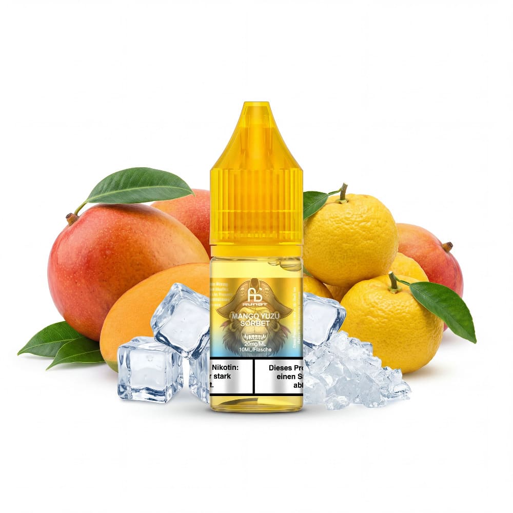 RandM Tornado Mango Yuzu Sorbet Nikotinsalz Liquid 10ml mit Mango & Yuzu