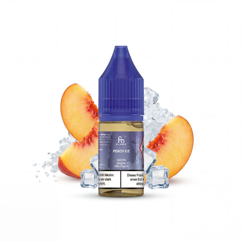 RandM Tornado Peach Ice Nikotinsalz Liquid 10ml mit Pfirsich und Ice