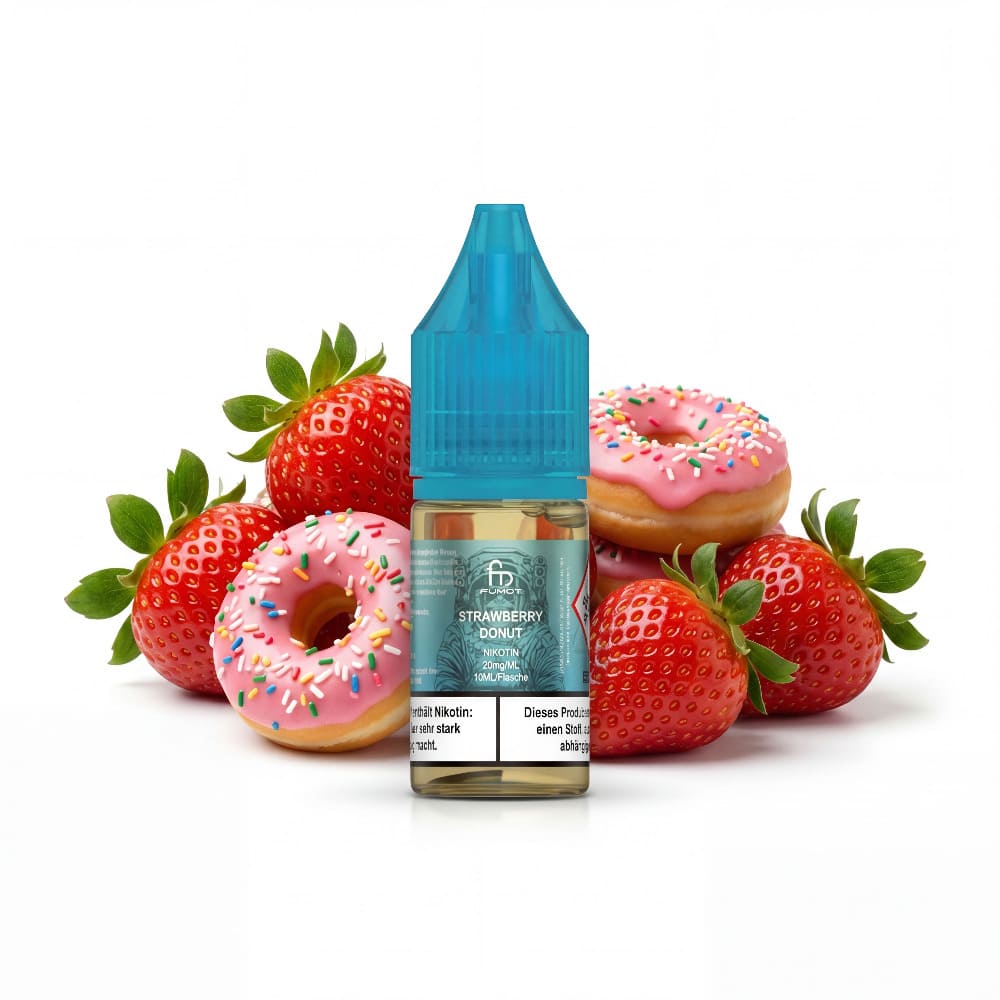 RandM Tornado Strawberry Donut Nikotinsalz Liquid 10ml mit Erdbeer-Donut-Flavor