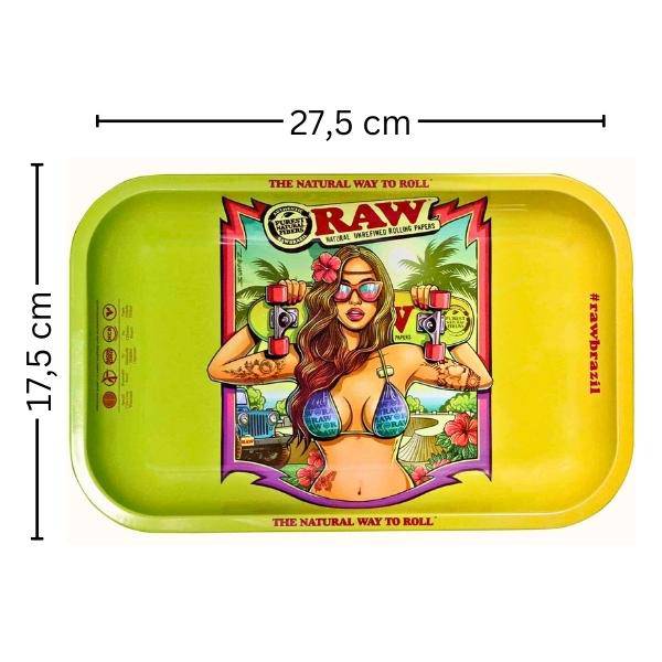 BRAZIL - Limited Edition - Small - - Rolling Tray / Drehunterlage