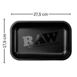 MATT Black / Schwarz - Small - Rolling Tray / Drehunterlage